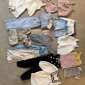 Zara Kids Matching Sets - White, Pink, Blue, Gray